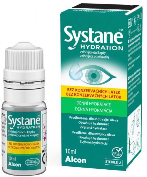 Systane™ HYDRATION Zvlhčující oční kapky bez konzervačních látek 10ml