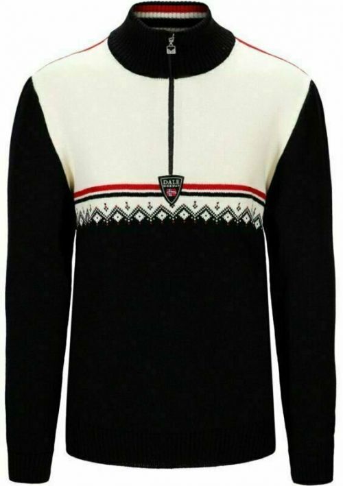 Dale of Norway Lahti Mens Sweater Navy/Off White/Raspberry L