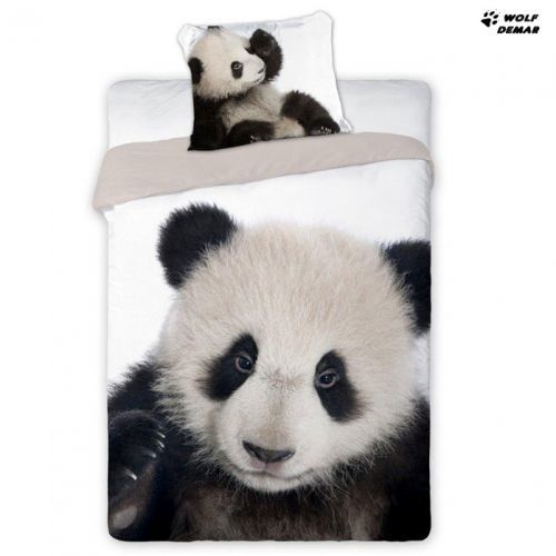 FARO Povlečení Panda bavlna 140x200 + 70x90 cm