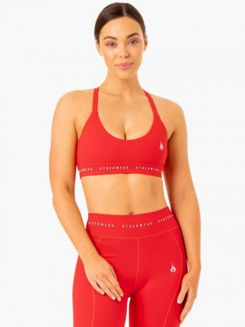 Sportovní podprsenka Reflex Cross Over Red XS - Ryderwear