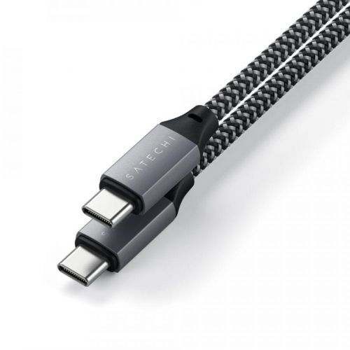 Satechi USB-C to USB-C Short Cable 25cm ST-TCC10M, šedá