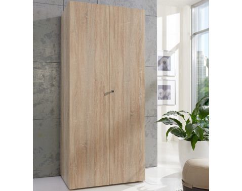 Policová skříň se zámkem Multiraum 80 cm, dub sonoma