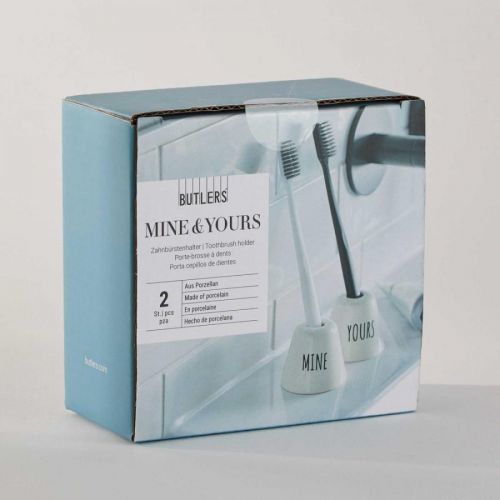 MINE & YOURS Držák na zubní kartáčky