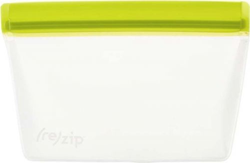 Zelený svačinový sáček (re)zip Stand-Up, 470 ml