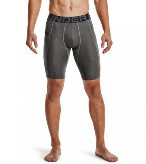 Under Armour HG Armour Lng Shorts Pánské kompresní šortky 1361602-090 Carbon Heather L