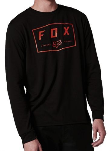 Tričko Fox Badger LS Tech black L