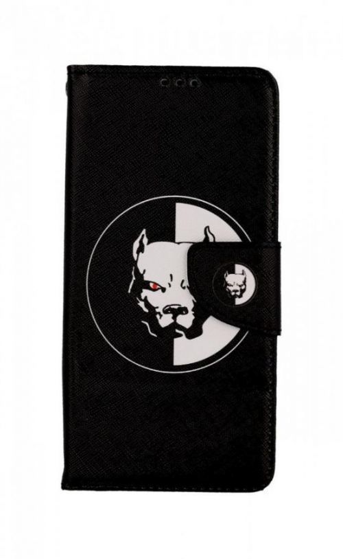 Pouzdro TopQ Samsung A52 Černobílý pitbull 62868