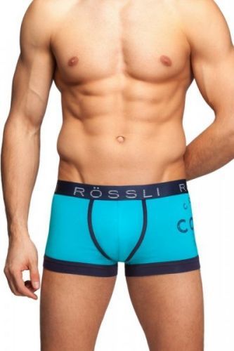 Rossli MSH-039 turquoise Pánské boxerky XXL tyrkysová