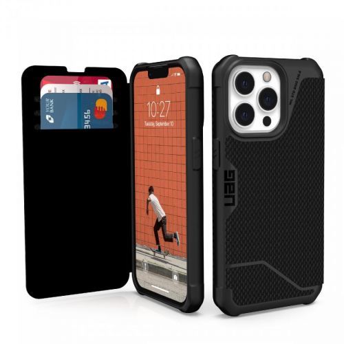 Urban Armor Gear Ochranné pouzdro pro iPhone 13 Pro - UAG, Metropolis Kevlar Black