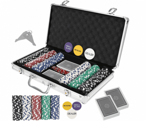 Pokerová sada + kufřík 300 žetonů