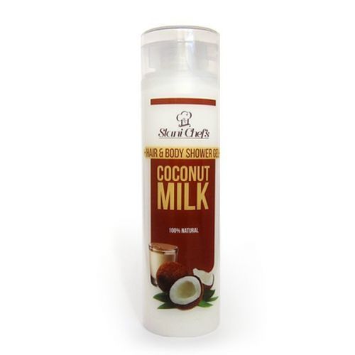 Hristina - Přírodní sprchový gel na vlasy a tělo kokosové mléko, 250 ml