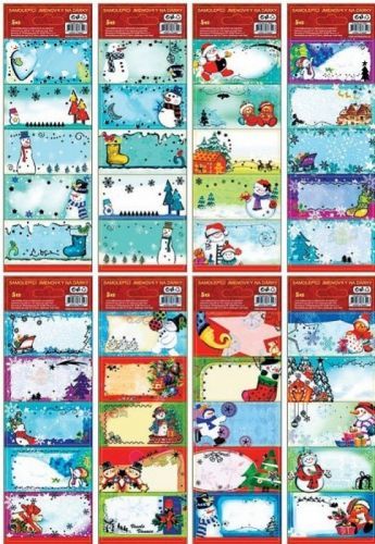 Anděl Jmenovky na dárky - samolepicí - 1220