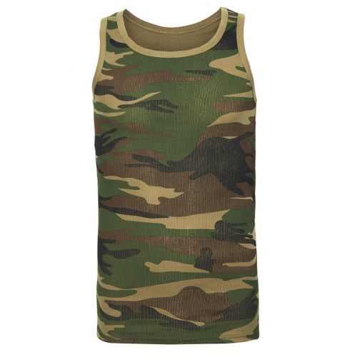 Tílko Fostex Tanktop - woodland, M