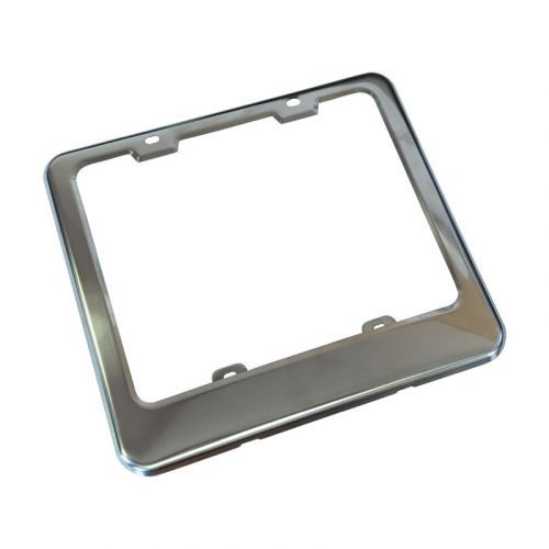 Podložka pod SPZ (moto, nerez, světlá, matná)