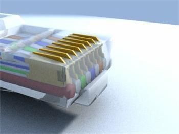 UTP konektor RJ45 Drát, balení 100ks