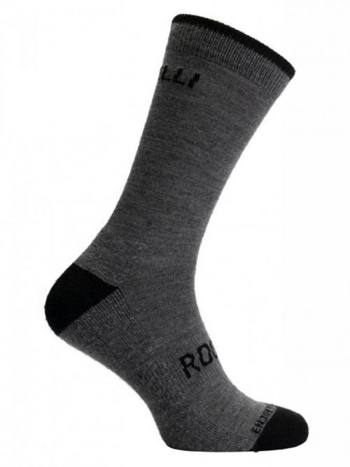 Hřejivé zimní ponožky z ovčí vlny MERINO Rogelli, šedé 36-39