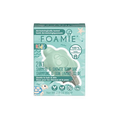 Foamie Dětské sprchové mýdlo na tělo a vlasy Mango & Coconut (2 in 1 Shampo & Shower Body Bar) 80 g