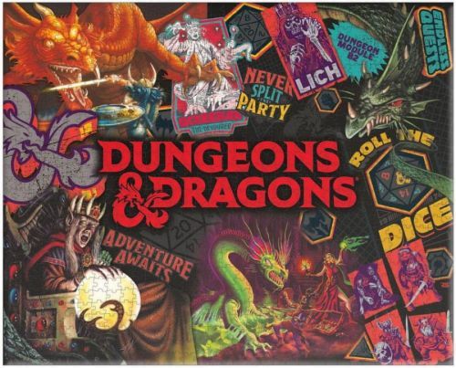 Paladone Puzzle Dungeons and Dragons 1000 dílků