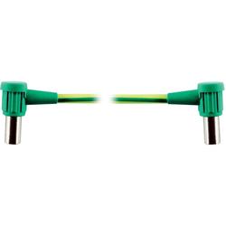 Propojovací spojka MultiContact 55.3210-10020, PVC, adaptér úhlový, 6 mm², zelenožlutá MultiContact