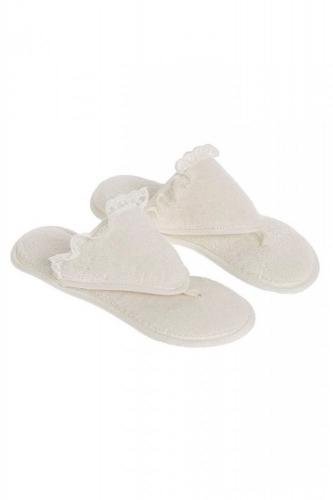 Soft Cotton Dámské pantofle LUNA 26 cm (vel.36/38) Bílá