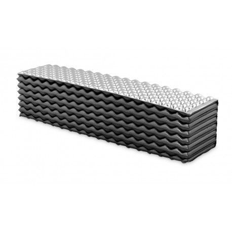 Pinguin Fold Alu Mat skládací pěnová karimatka 185x55x1,5 cm s reflexní vrsvou stříbrná