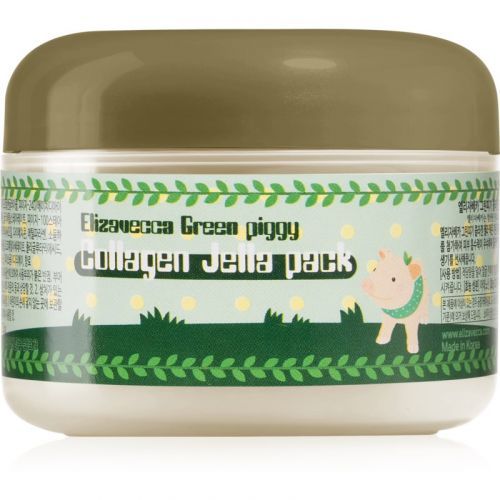 Elizavecca Green Piggy Collagen Jella Pack zpevňující kolagenová maska pro intenzivní obnovení a vypnutí pleti 100 ml