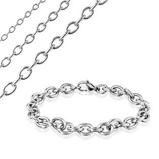 Šperky4U Ocelový náramek vhodný k zavěšení přívěšků - OPA1042-040
