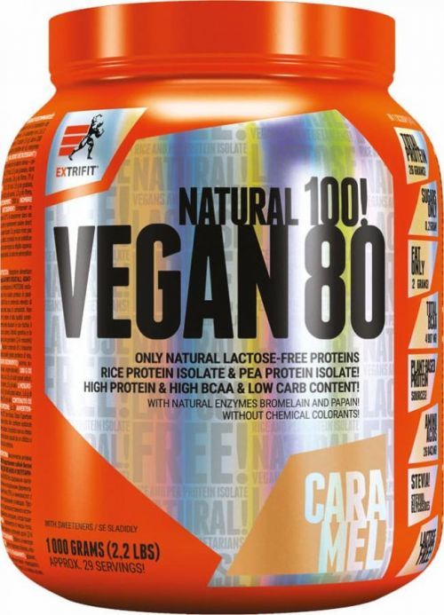 Extrifit Vegan 80 karamel 1000g