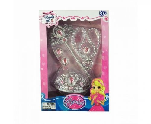 Sada korunka s hůlkou růžová