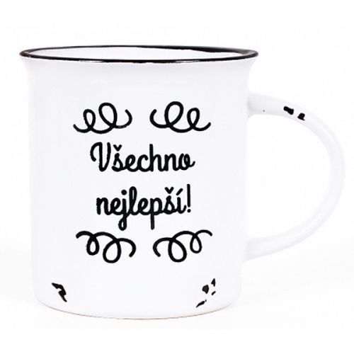 PLECHÁČEK keramický Všechno nejlepší