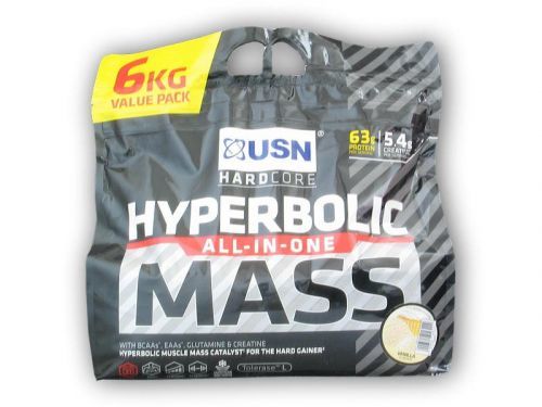 USN Hyperbolic Mass 6000g + CellUp Pre-Workout Shot 60ml - AKCE - energy