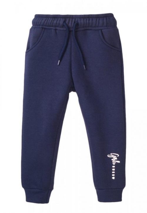 Tepláky dívčí, Minoti, 8GFJOG 5, modrá - 104/110