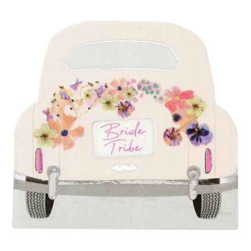 UBROUSKY papírové Auto Bride Tribe 33x33cm 16ks