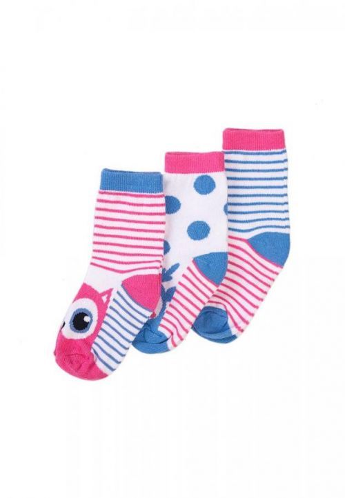 Ponožky dívčí 3pack, Minoti, TG SOCK 25, holka - 110/116