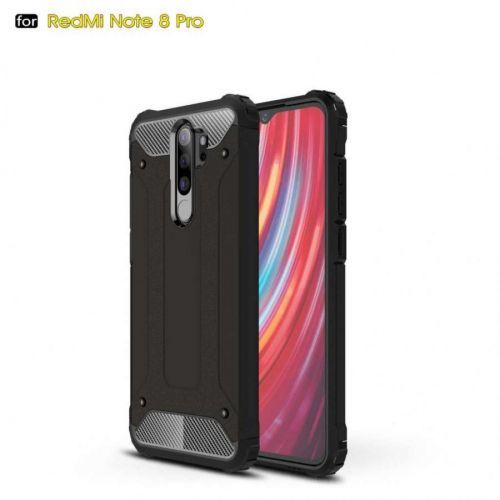 Lenuo Armor obal pro Xiaomi Redmi Note 8 Pro, černá