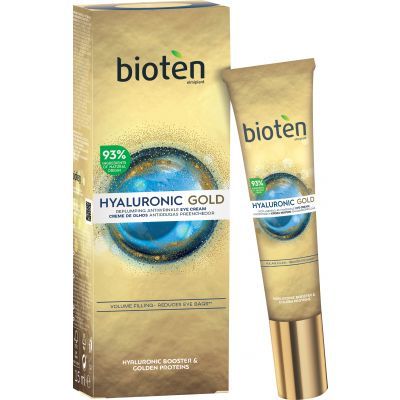 Bioten Hyaluronic Gold vyplňující oční krém, 15 ml