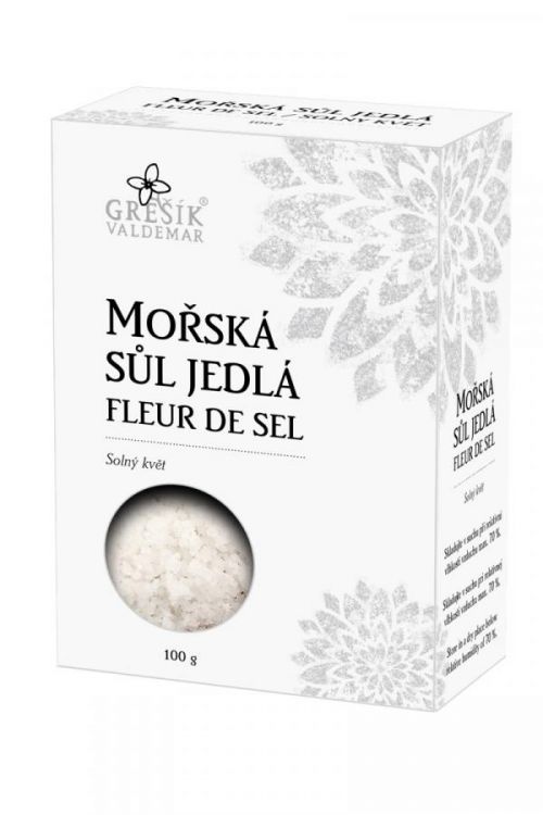 Grešík Sůl Mořská jedlá Fleur de sel 100g