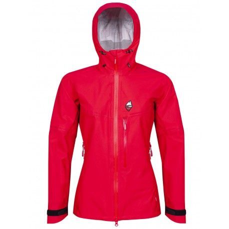 High Point Cliff Lady Jacket Red dámská nepromokavá outdoorová bunda Pertex Shield Air 3L S