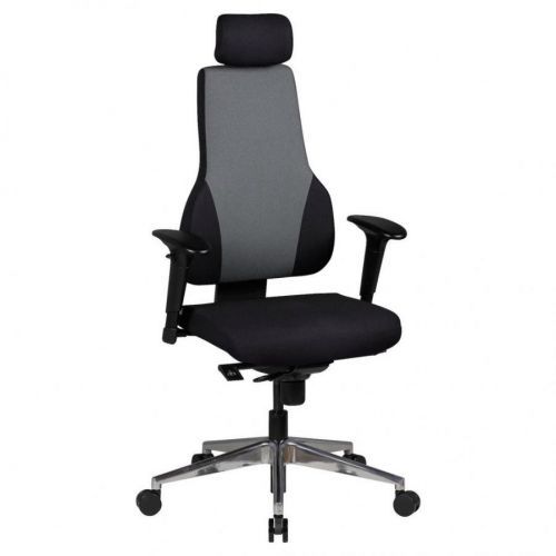 MID.YOU KANCELÁŘSKÉ KŘESLO, tkaná látka, šedá