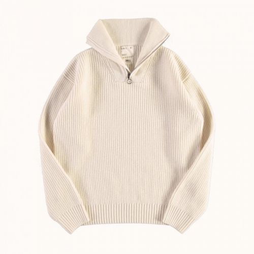 G.o.D. W-knit Fly Deck Sweater S MERINO Off White S