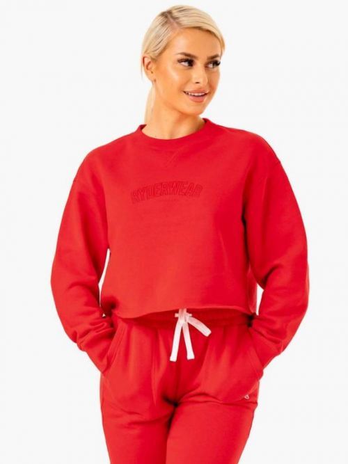Dámská mikina Ultimate Fleece Red XS - Ryderwear