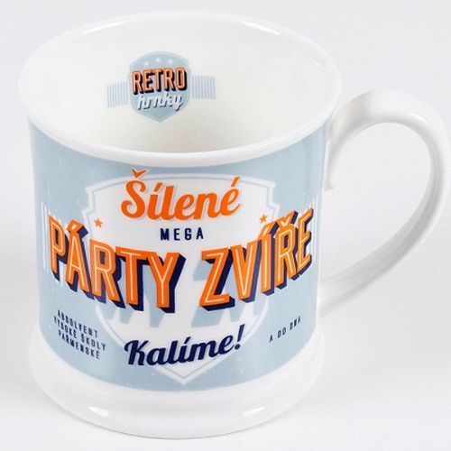 RETRO hrnek Párty zvíře 250 ml