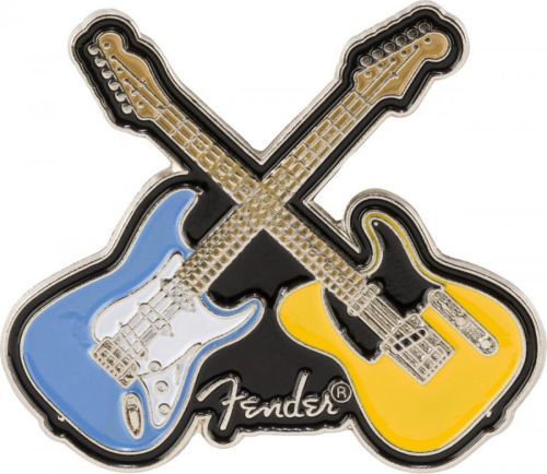 Fender Crossed Guitars Enamel Pin