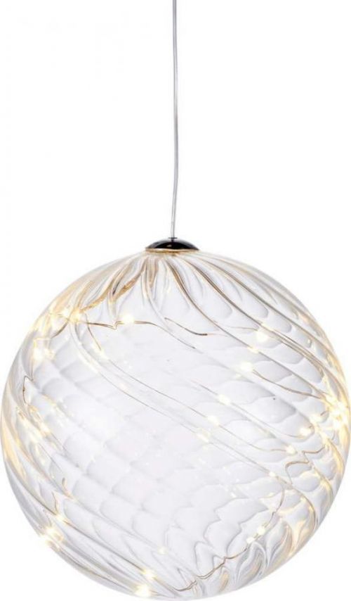 Světelná LED dekorace Sirius Wave Ball, Ø 13 cm