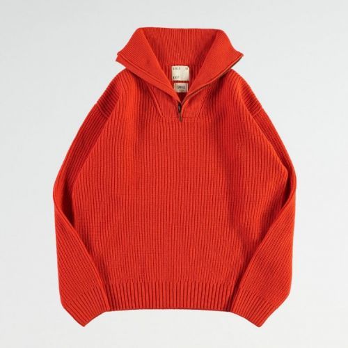 G.o.D. W-knit Fly Deck Sweater S MERINO Orange S