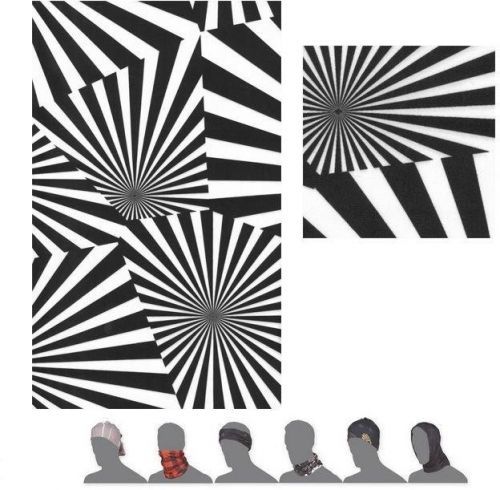 Sensor Tube Coolmax Thermo Geometry šátek multifunkční černá/bílá