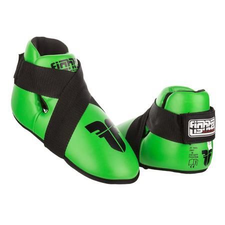 Chrániče nohou Fighter - neon. zelená XS