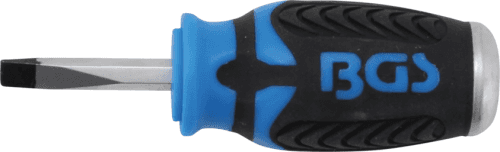 Šroubovák plochý 6 x 38 mm, 6hranný dřík, s vodicím 4hranem 1/4