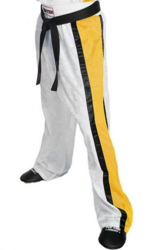 Kalhoty TopTen Mesh - bílá/žlutá 130