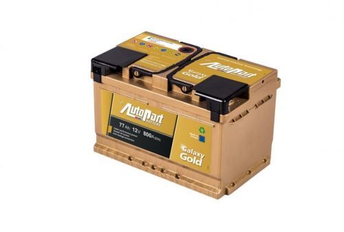 Autobaterie Galaxy Gold 77 Ah 12V, 278x175x175 mm